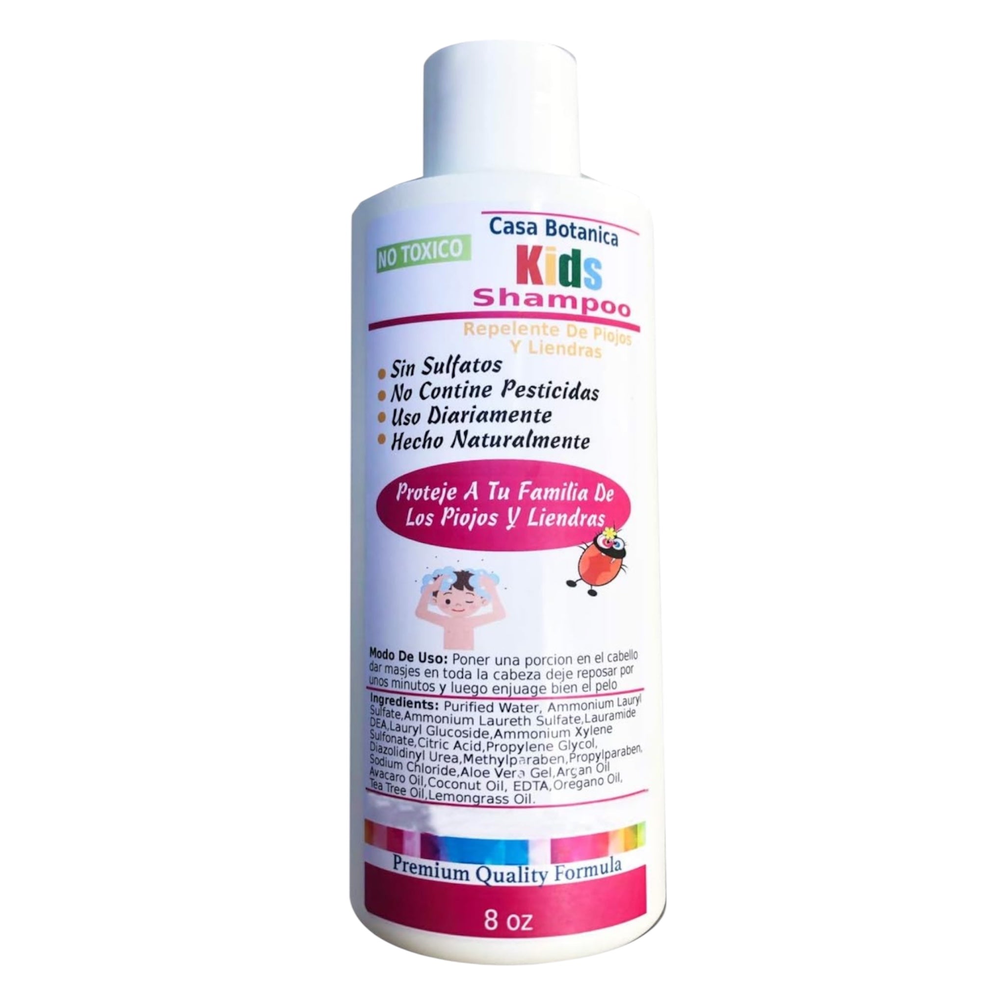 Shampoo 8oz MATA PIOJOS Y LIENDRAS