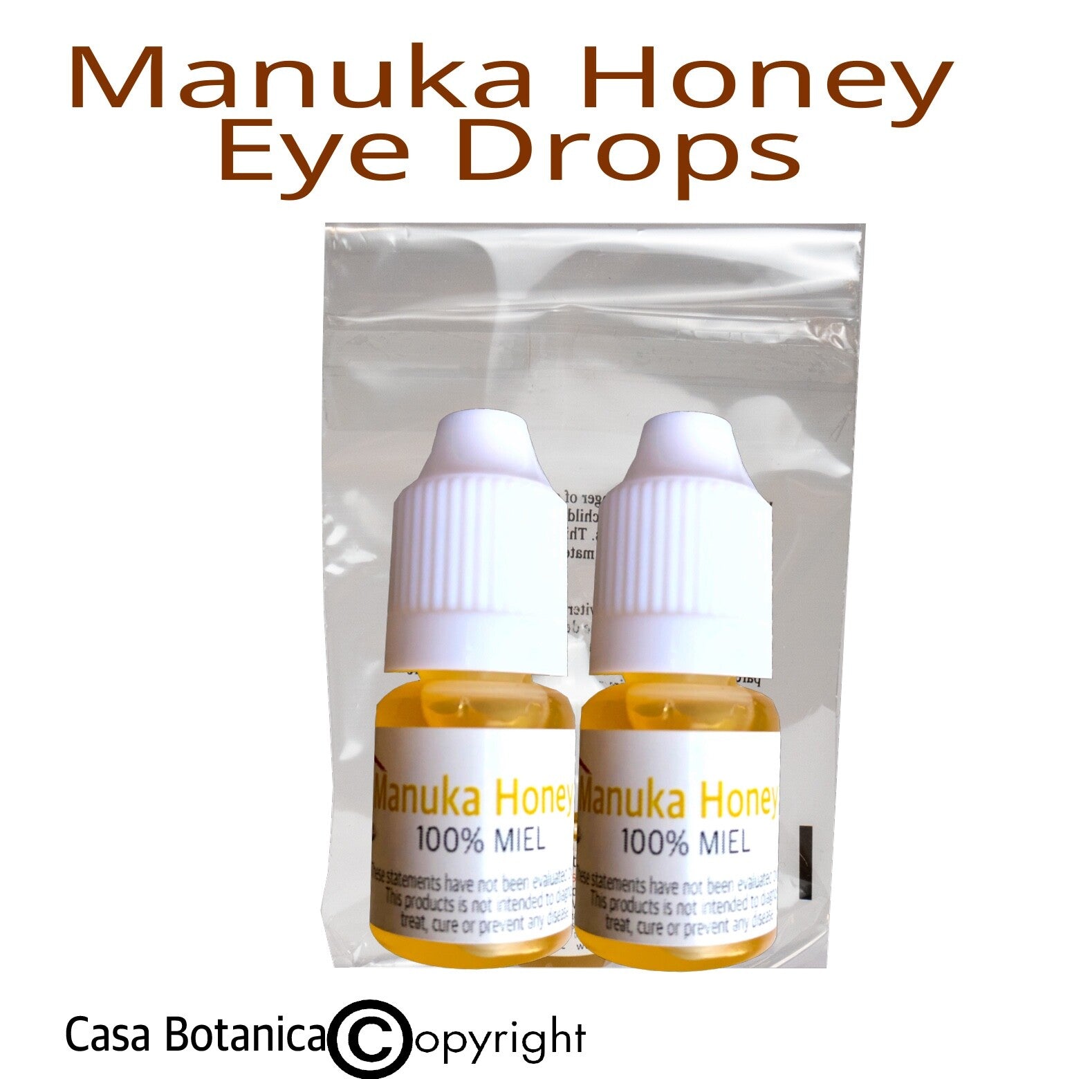 2 pcs MANUKA HONEY  5 mil  Miel De  Casa Botanica