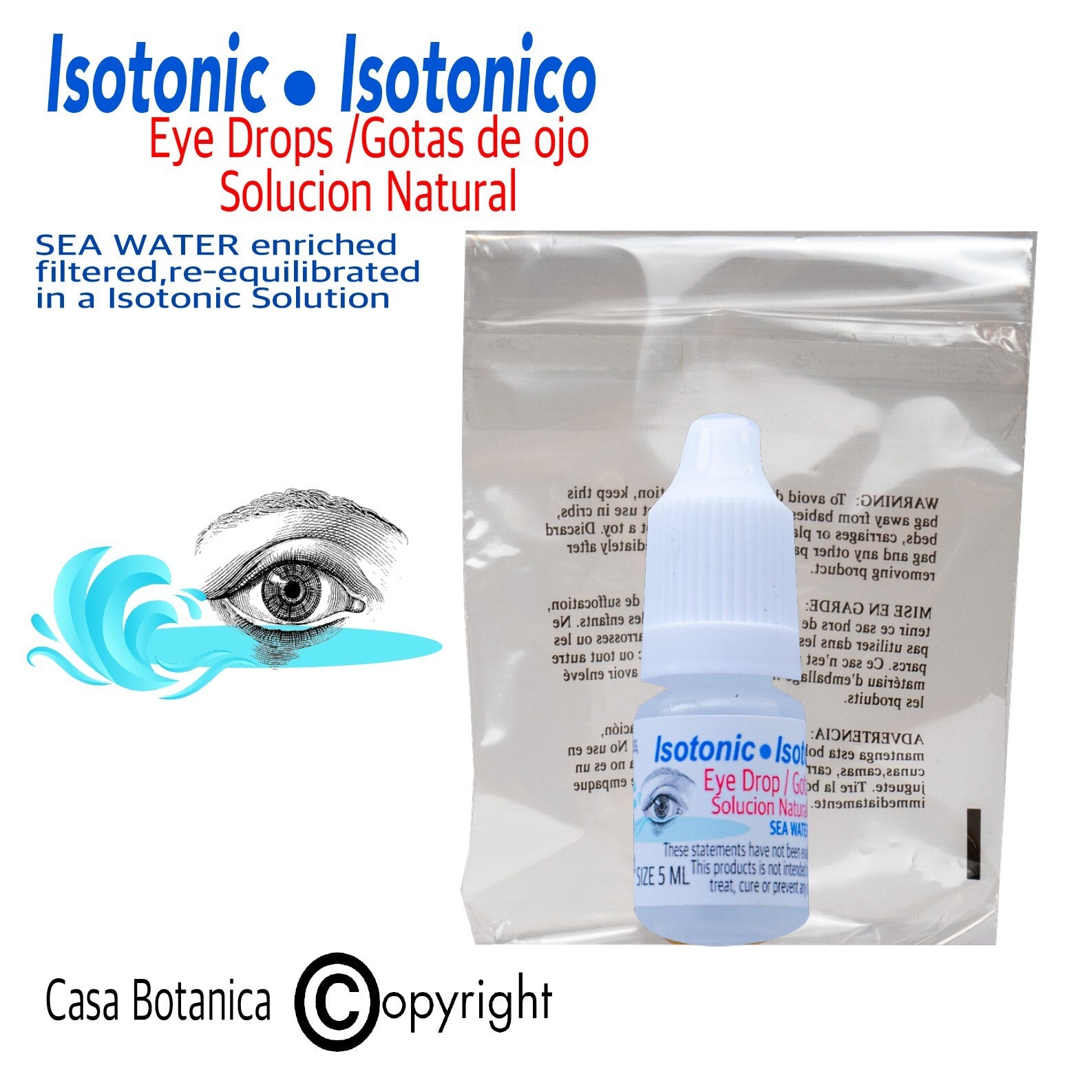 SOTONIC * ISOTONICO SEA WATER-Agua De Mar  Casa Botanica