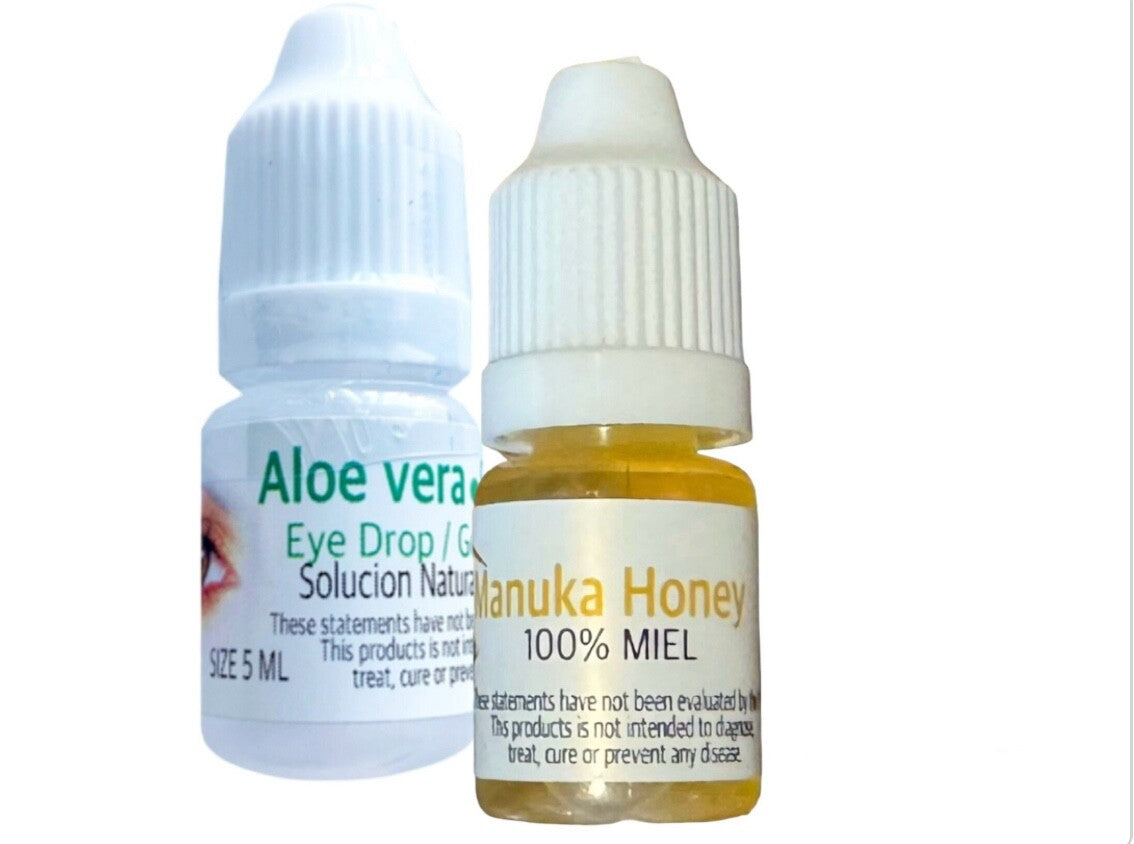 Pure Manuka Honey/Organic  Aloe Vera-Sabila Combo