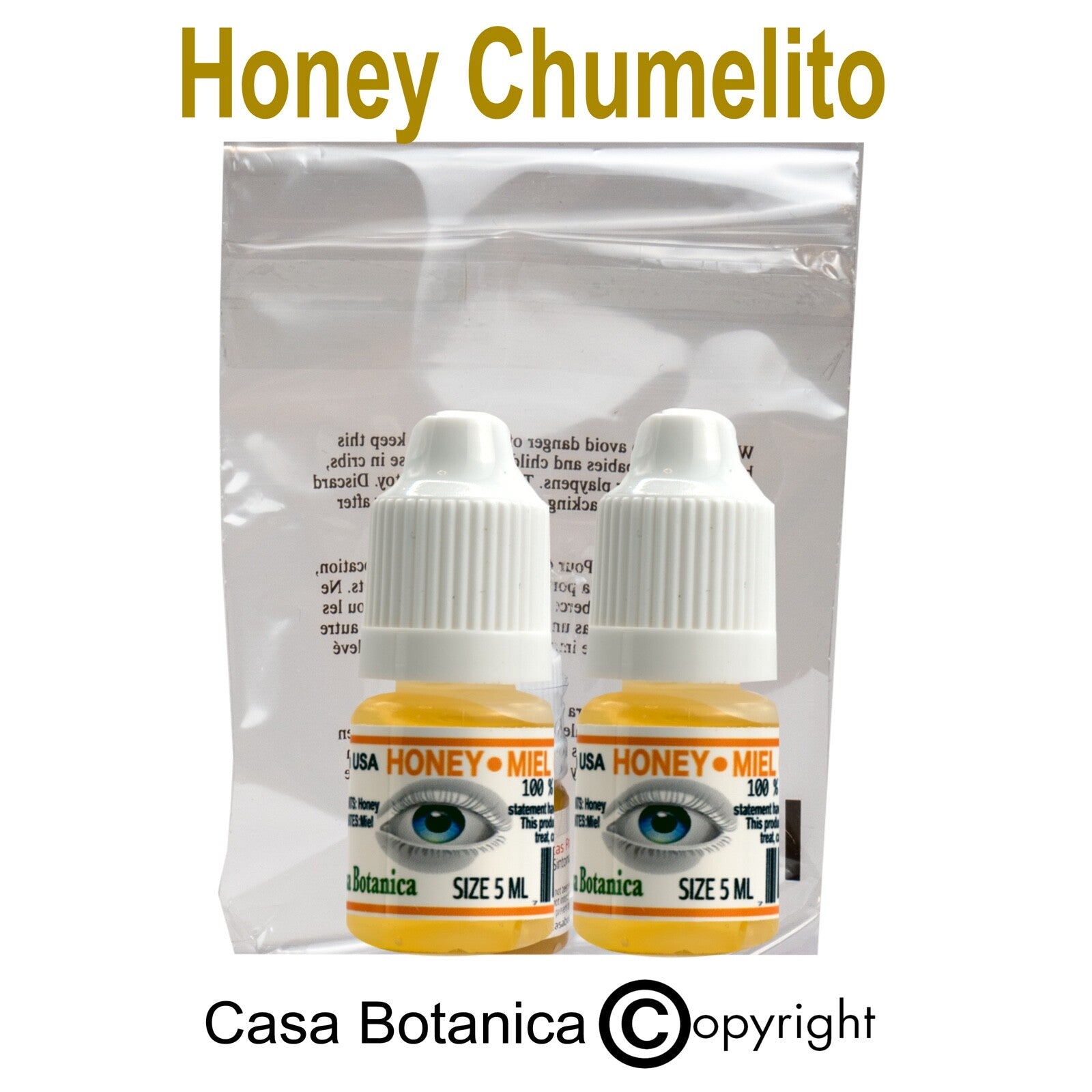 2pcs Honey CHUMELITO  Miel De Chumelito Casa Botanica
